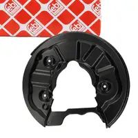 febi Spritzblech Bremsscheibe f&uuml;r SKODA Octavia 4 CUPRA Leon SEAT Tarraco hinten links