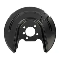 2x febi Spritzblech Bremsscheibe + Schrauben f&uuml;r VW Golf 7 A3 8V Q2 Leon 5F Karoq hinten