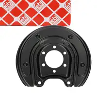 febi 197442 Brake Disc Mudguard for MITSUBISHI Colt CZC 6 Colt 6 Rear Axle MR955265