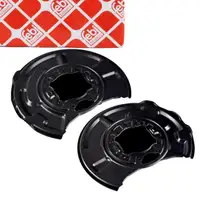 2x febi Spritzblech Bremsscheibe f&uuml;r MERCEDES E-Klasse W211 S211 CLS C219 SL R230 hinten