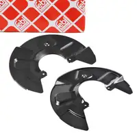 2x febi Spritzblech Bremsscheibe f&uuml;r VW California Multivan Transporter T5 T6 vorne