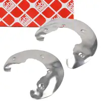 2x febi Spritzblech Ankerblech Bremsscheibe für AUDI A4 B8 A5 8T 8F A6 C7 A7 4G 8RB vorne