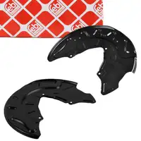 2x febi Spritzblech Bremsscheibe f&uuml;r VW Golf 7 8 GTI/R Passat B8 Tiguan AUDI 8V 8Y vorne
