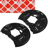 2x febi rear mud flaps for Mercedes E-Class W212, S212, CLS C/X218, GLK X204