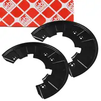 2x febi 175125 Spritzblech Ankerblech f&uuml;r VW Touareg 7L 7P AUDI Q7 4LB vorne 7L0615311B