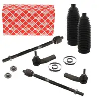 2x febi Spurstange + Spurstangenkopf + Manschette f&uuml;r VW Passat B6 B7 Sharan 7N vorne