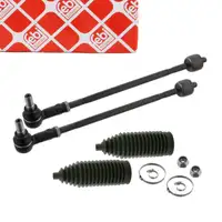 2x febi Spurstange + Kopf + Manschette f&uuml;r MERCEDES-BENZ Sprinter B901-904 VW LT 2 vorne