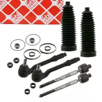 2x febi Spurstange + Kopf + Manschette f&uuml;r BMW X5 E53 3.0/4.4i 4.6/4.8is 3.0d vorne
