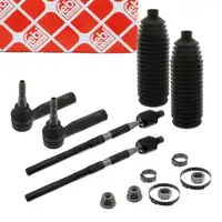 2x febi Spurstange + Spurstangenkopf + Manschette f&uuml;r OPEL Astra H J bis Fgst. vorne