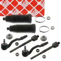 2x febi Spurstange + Spurstangenkopf + Manschette f&uuml;r BMW X5 X5M E70 X6 X6M E71 E72 vorne
