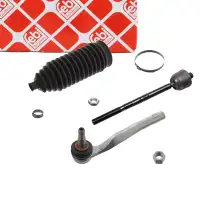 febi 102756 Tie rod + end piece + boot for MERCEDES-BENZ W212 S212 X204, front left