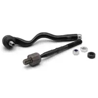 2x febi Spurstange + Kopf + Manschette f&uuml;r BMW 3er E46 316-330i 318-330d Z4 E85 E86 vorne