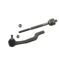 2x febi Querlenker + Traggelenk + Spurstange + Kopf f&uuml;r MERCEDES A-Klasse W168 vorne