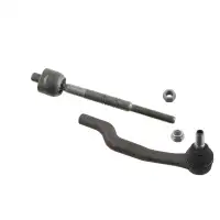 2x febi Querlenker + Traggelenk + Spurstange + Kopf f&uuml;r MERCEDES A-Klasse W168 vorne