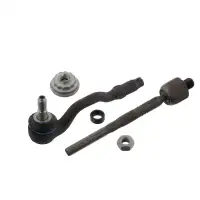 2x febi Spurstange + Spurstangenkopf + Manschette f&uuml;r BMW X5 X5M E70 X6 X6M E71 E72 vorne