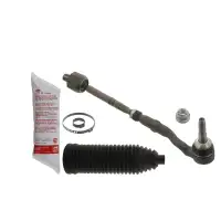 2x febi tie rod + end cap + boot for BMW F10/11/07, F12/13/06, F01-04, X6, E71, E72 (front)