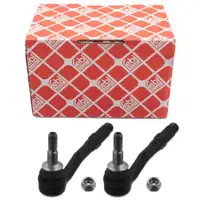 2x febi Spurstangenkopf f&uuml;r BMW 5er E60 E61 6er E63 E64 7er E65-67 vorne 32106776946