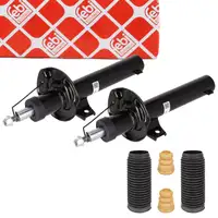 2x febi Sto&szlig;d&auml;mpfer + Staubschutz f&uuml;r VW Golf 5 6 Passat B6 B7 Sharan Touran A3 8P vorne