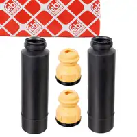 febi Dust and Dirt Guard + Bumper Stopper Kit for SEAT Ibiza 3, 4, Leon 1M (Rear)