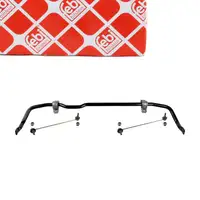 febi Stabilisator + 2x Koppelstange f&uuml;r VW Passat B8 Caddy 5 Touran AUDI SEAT Ateca vorne