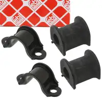 2x febi Stabilisatorlager 22mm + Halterung f&uuml;r VW California Multivan Transporter T5 vorne