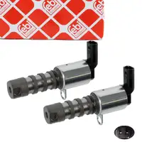 2x febi Steuerventil Nockenwelle f&uuml;r AUDI RS3 8V 8Y A4 S4 B8 A5 S5 A6 S6 RS6 C7 Touareg