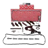 febi Steuerkettensatz + ELRING Dichtungen f&uuml;r BMW 3er E90-93 330d 245 PS X5 30/40d N57