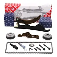 febi Steuerkettensatz + 2x Nockenwellenversteller f&uuml;r BMW E81-88 3er E90-93 E60 E61 N43
