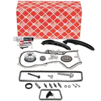 febi Motor + &Ouml;lpumpe Steuerkettensatz f&uuml;r VW Golf 6 Passat B6 Touran Ibiza 4 1.4 TSI