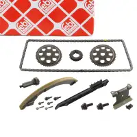 febi 33045 Steuerkettensatz Nockenwelle f&uuml;r OPEL Astra G Vectra B C Zafira A 2.2 16V