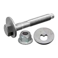 febi Sturzkorrekturschraube f&uuml;r VW Golf 5-8 Passat B6-B8 AUDI A1 A3 SEAT Leon SKODA hinten