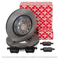 febi Bremsen Set Bremsscheiben + Bel&auml;ge f&uuml;r CHRYSLER 300C (LX, LE) 5.7 6.1 SRT8 hinten