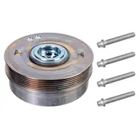 febi 173069 Riemenscheibe Kurbelwelle f&uuml;r BMW X1 F48 2er F45 F46 MINI F55 F56 F60 F54 B38