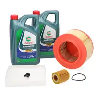 Filterset 3-tlg + 10L CASTROL MAGNATEC A5 5W-30 Motor&ouml;l f&uuml;r FORD Ranger TKE 2.2/3.2 TDCi