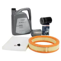 Filterset 4-tlg + 5L ORIGINAL 10W40 Motor&ouml;l f&uuml;r VW Golf 3 Vento 1.4 bis 06./07.1992