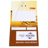 50x FUCHS &Ouml;lzettel &Ouml;lwechselanh&auml;nger &Ouml;lanh&auml;nger &Ouml;ldienstzettel Serviceanh&auml;nger