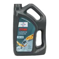 5L FUCHS TITAN SUPERSYN LONGLIFE 5W-40 Motor&ouml;l BMW LL-01 VW 502/505.00 MB 229.5