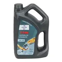 5L FUCHS TITAN SUPERSYN LONGLIFE 5W-40 Motor&ouml;l BMW LL-01 VW 502/505.00 MB 229.5