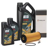 6L FUCHS TITAN GT1 PRO C-3 5W30 Motor&ouml;l &Ouml;l + HIRSCHER &Ouml;lfilter f&uuml;r 2.5 TDI 059115562