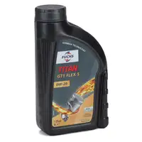 6L FUCHS TITAN GT1 FLEX 5 0W-20 Motor&ouml;l + MANN &Ouml;lfilter f&uuml;r DACIA MERCEDES NISSAN RENAULT