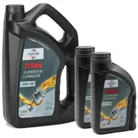 7L 7 Liter FUCHS TITAN SUPERSYN LONGLIFE 0W-40 Motor&ouml;l &Ouml;l MB 229.5 VW 502/505.00