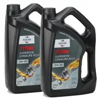 10L 10 Liter FUCHS TITAN SUPERSYN LONGLIFE PLUS 0W-30 Motor&ouml;l f&uuml;r VW 503.00 506.00/01