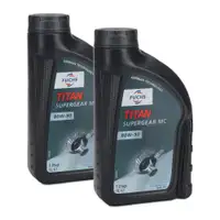 2L 2 Liter FUCHS TITAN SUPERGEAR MC 80W90 Getriebe&ouml;l Schaltgetriebe&ouml;l API GL-4/5
