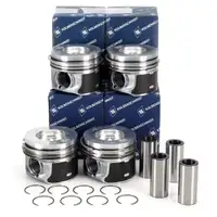4x KOLBENSCHMIDT Kolben f&uuml;r BMW E81-88 F20-22 E90-93 F30-34 F32-36 E60/61 F10/11 X1 X3 N47
