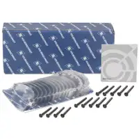 KOLBENSCHMIDT Kurbelwellenlagersatz + 14x ORIGINAL Schrauben f&uuml;r BMW 3er 5er 7er X3-6 N57