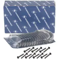 KOLBENSCHMIDT Crankshaft Bearing Kit + 14 Original Screws for BMW 3 Series, 5 Series, 7 Series, X3-6, M57