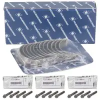 KOLBENSCHMIDT Pleuellager Satz + 12x ORIGINAL Schrauben f&uuml;r BMW E90-93 E60/61 X3-6 M57