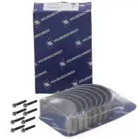 KOLBENSCHMIDT Pleuellager Satz + 8x Schrauben f&uuml;r VW Golf 4 5 6 Passat T5 T6 1.9/2.0 TDI