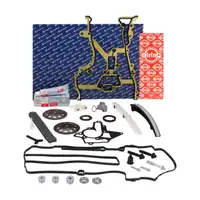 KOLBENSCHMIDT Steuerkettensatz + ELRING Dichtungen f&uuml;r OPEL Astra J Corsa D Zafira C 1.4