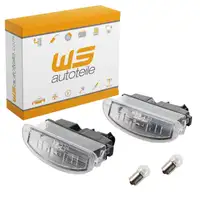 2x Kennzeichenleuchte + Gl&uuml;hbirnen W5W f&uuml;r RENAULT CLIO 2 TWINGO 1 ab 09.1998